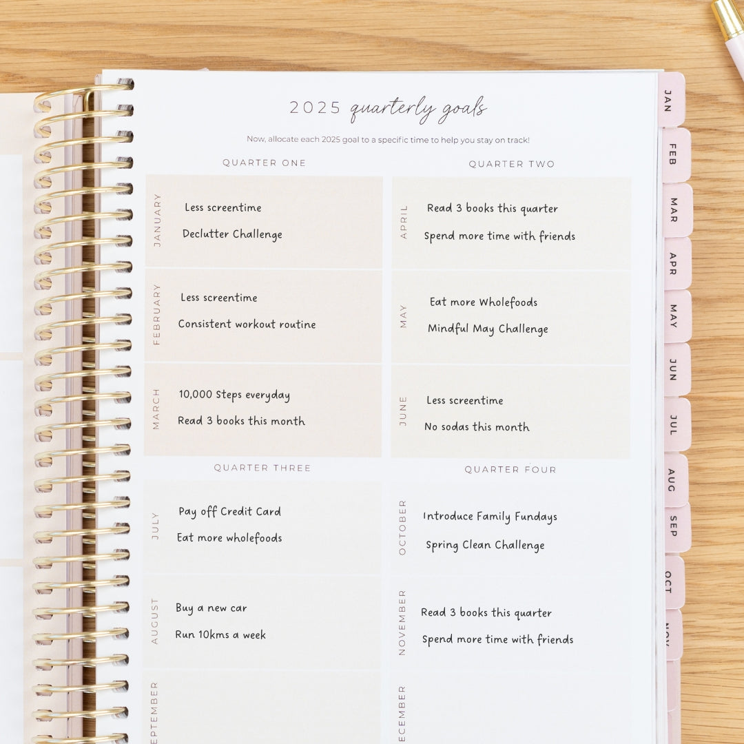 2025 Signature Planner - Blush