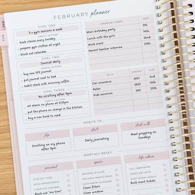 2025 Daily Planner - Blush