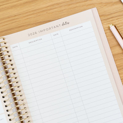 2025 Daily Planner - Blush