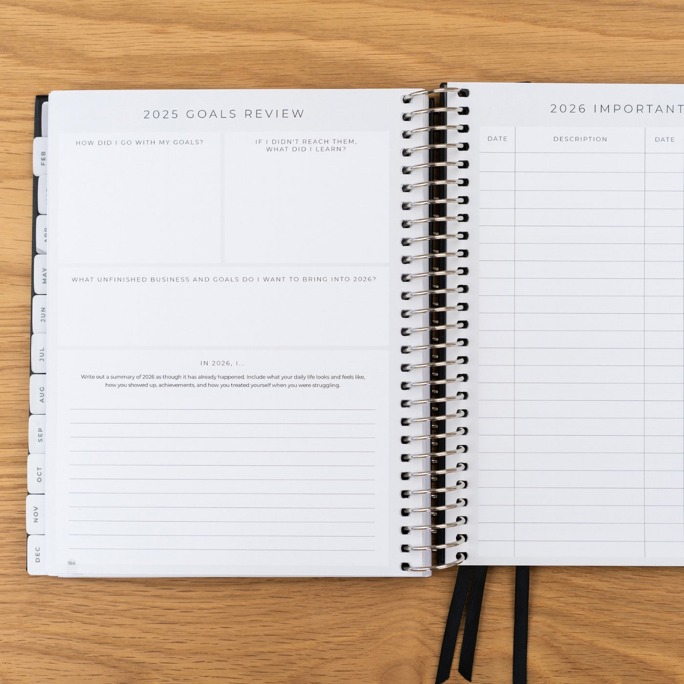 2025 Classic Planner - Black