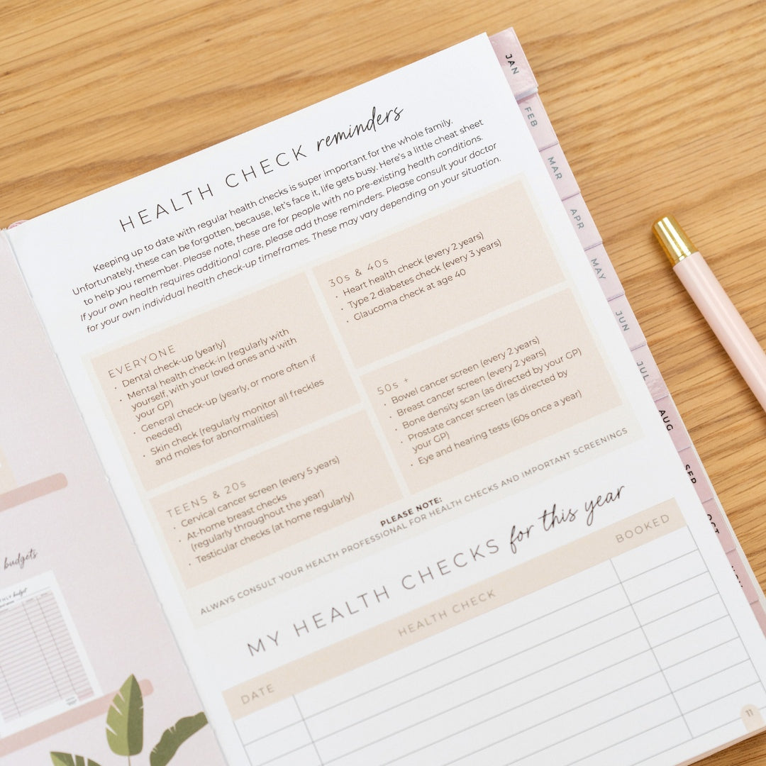 2025 Essential Planner - Blush