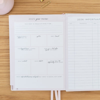 2025 Essential Planner - Blush