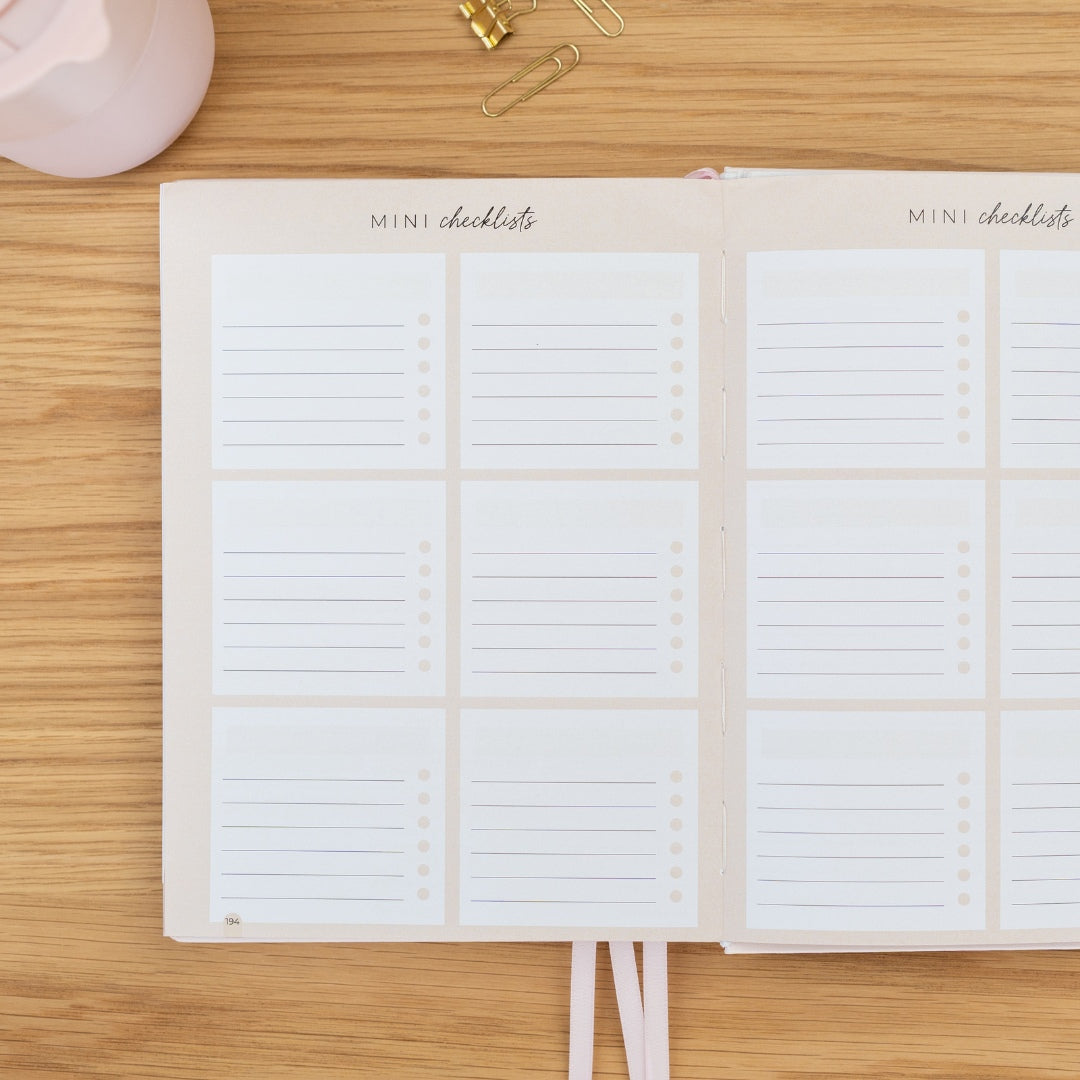 2025 Essential Planner - Blush