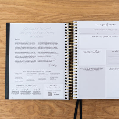 2025 Signature Planner - Black