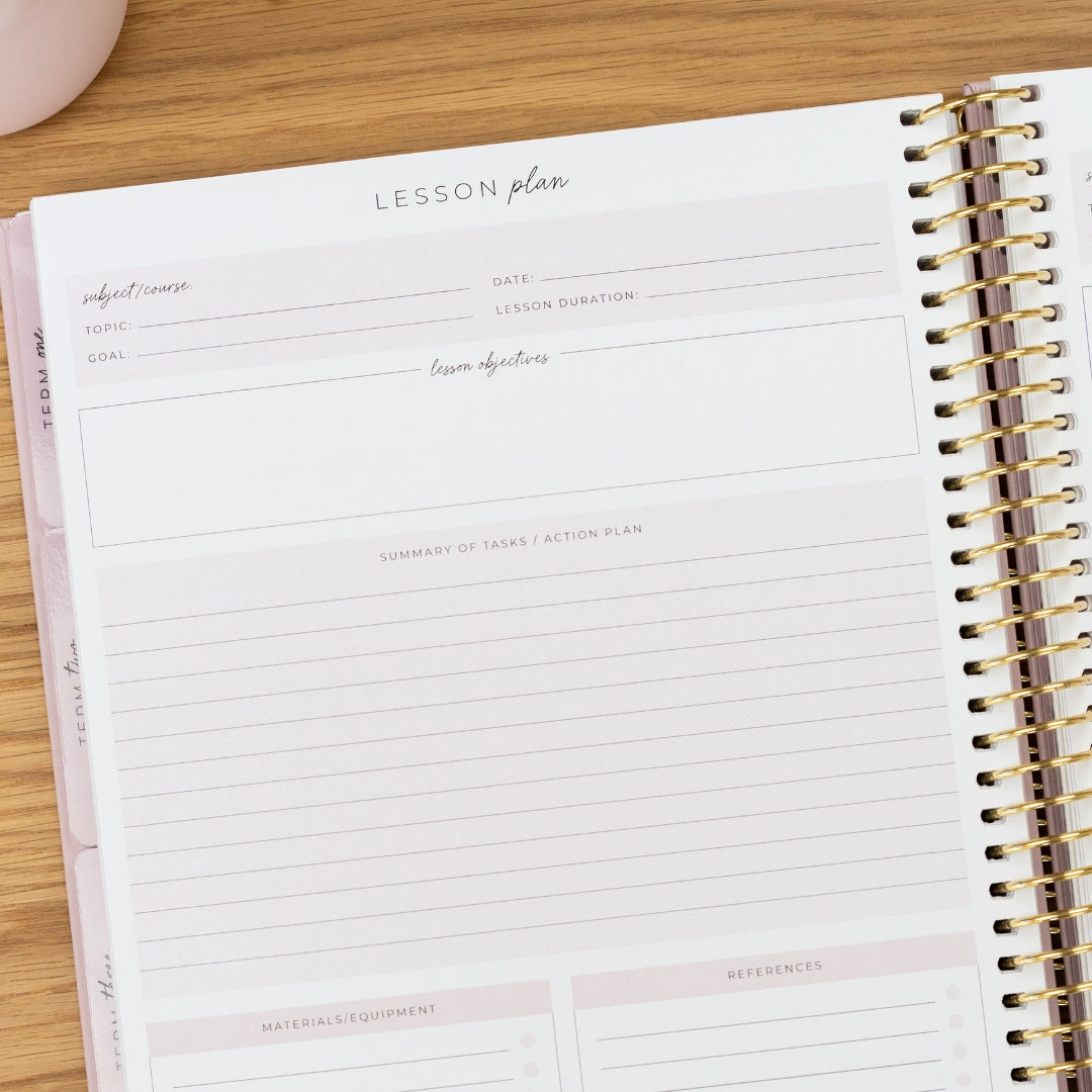 2025 Teacher Planner - Blush