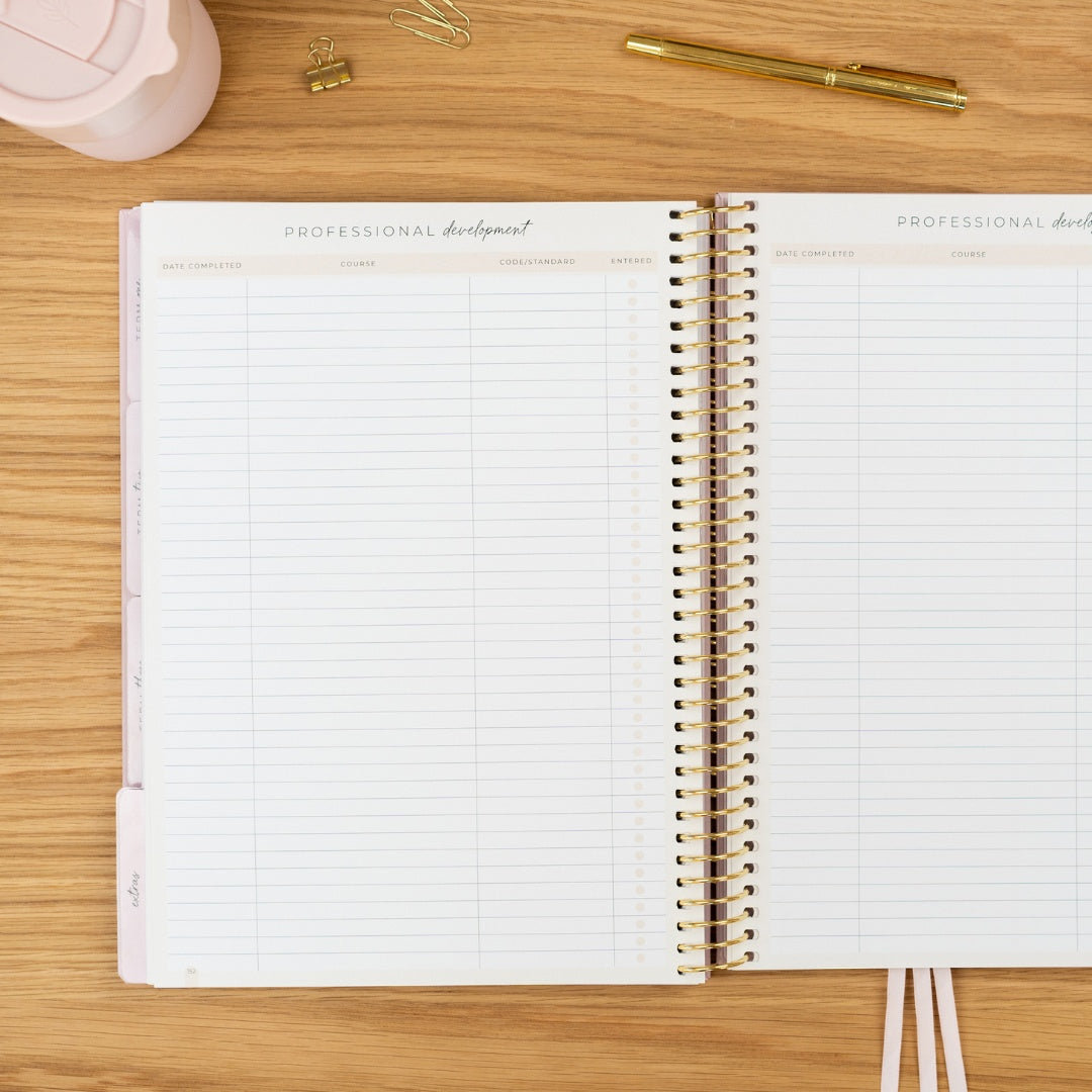 2025 Teacher Planner - Blush