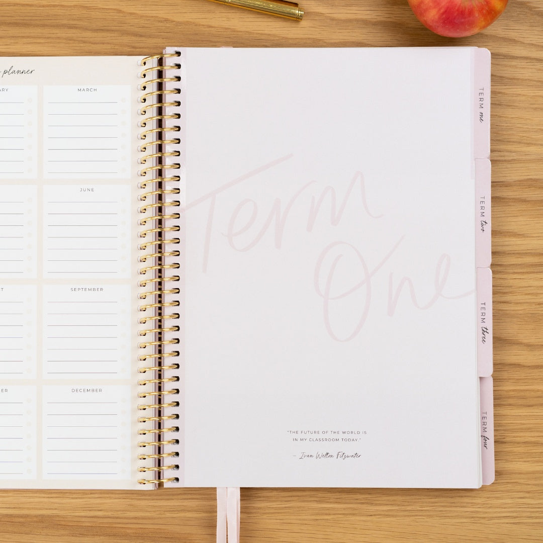 2025 Teacher Planner - Blush