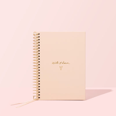 Write it Down Notebook - Beige