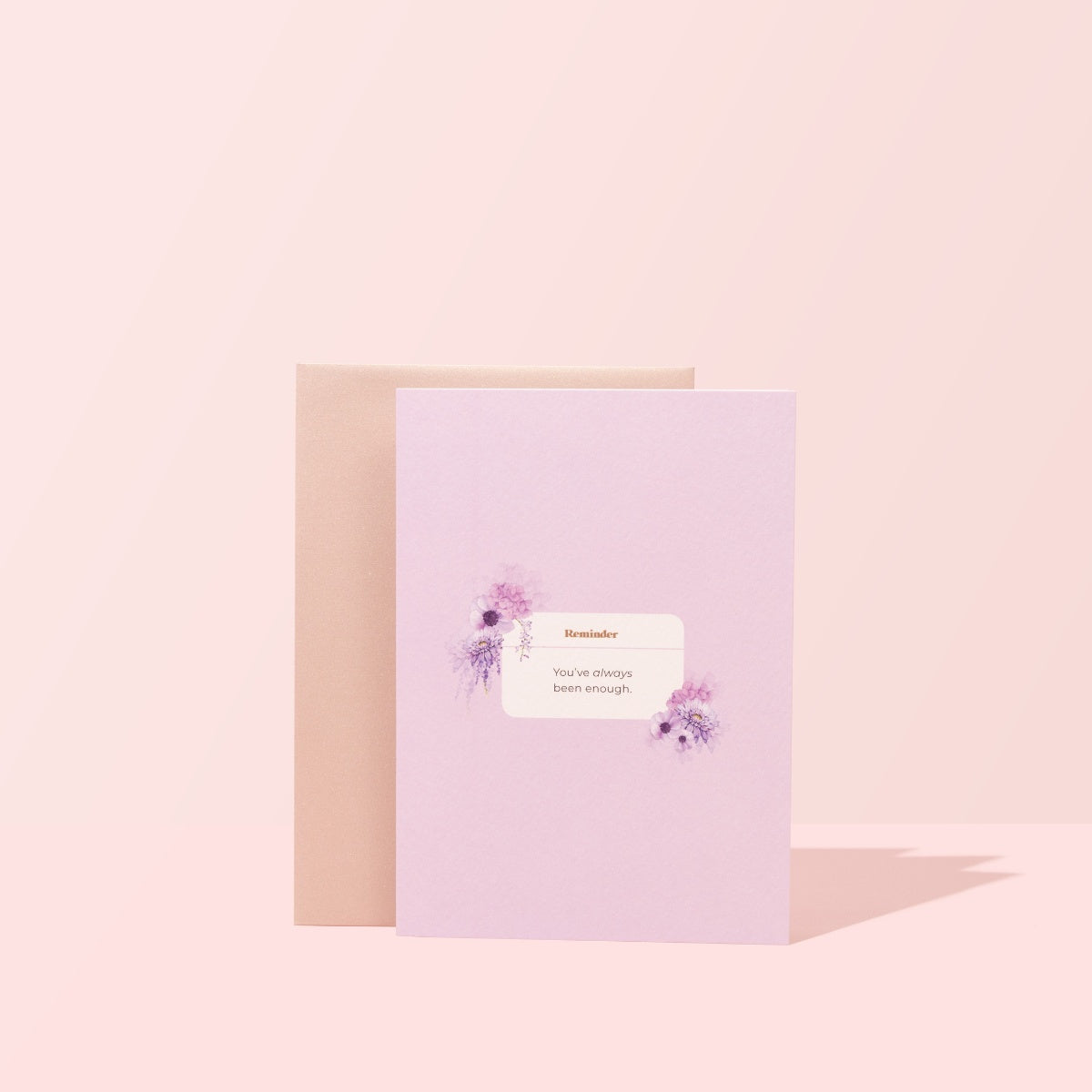 'Reminder' Lilac Blooms Greeting Card